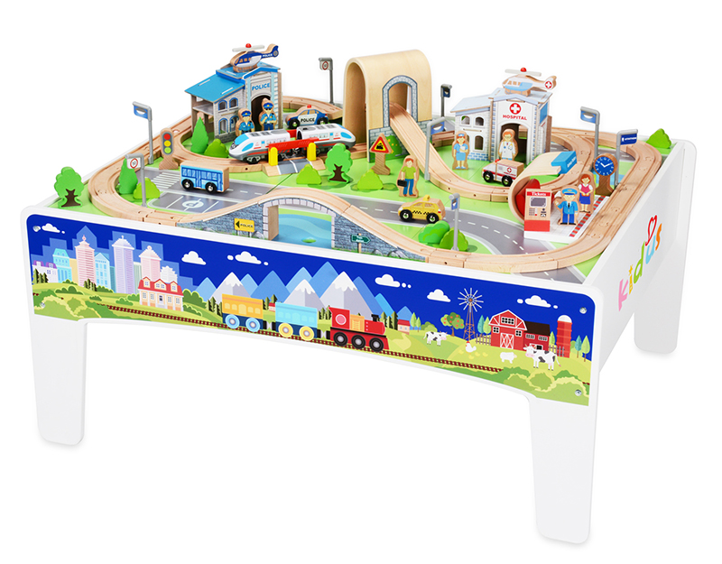 100PCS train set + game console