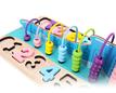 KT-6103 Wooden Bead Abacus & Number Puzzle Dolphin