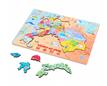 KT-6072 28PCS Wooden Jigsaw Puzzde Map of China